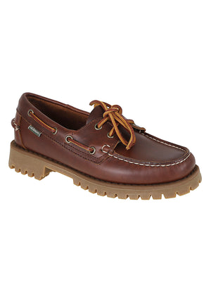 SCARPA DONNA IN PELLE 7002IR0 925 BROWN-GUN SEBAGO