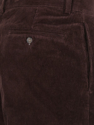 PANTALONE UOMO IN VELLUTO 74122IW 03Y BROWN MORO SEBAGO