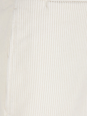 PANTALONE UOMO IN VELLUTO RENDON CORDUROY - SEBAGO <BR/> 74122IW 490 WHITE NATURAL SEBAGO