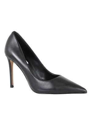 SCARPA DONNA CON TACCO THRIVE - STEVE MADDEN SMSTHRIVE 17 BLACK LEAT STEVE MADDEN