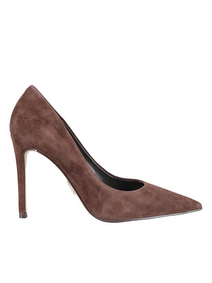 SCARPA DONNA CON TACCO THRIVE - STEVE MADDEN SMSTHRIVE 205 BROWN SUED STEVE MADDEN