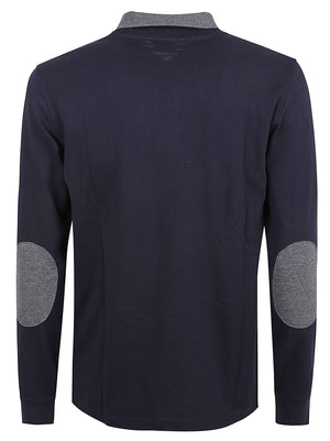POLO UOMO BIG STRIPE - SUN68 A46104 07 NAVY BLUE SUN68