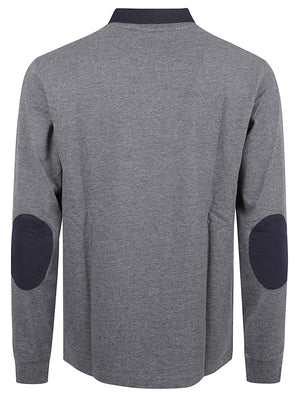 POLO UOMO BIG STRIPE - SUN68 <BR/> A46104 47 Grigio scuro SUN68