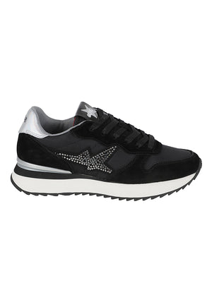 SNEAKERS DONNA STARGIRL STRASS LOGO - SUN68<BR/> BZ46223 11 Nero SUN68