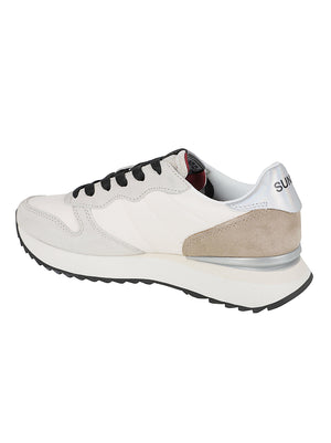 SNEAKERS DONNA STARGIRL STRASS LOGO - SUN68 BZ46223 31 BIANCO PANNA SUN68