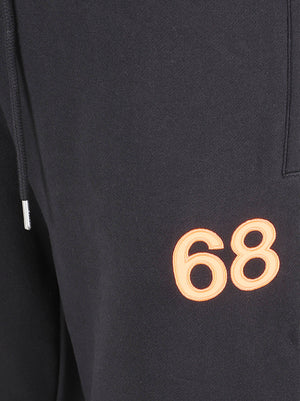 PANTALONI JOGGING UOMO FLUO BASIC - SUN68 F46142 11 Nero SUN68