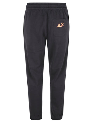 PANTALONI JOGGING UOMO FLUO BASIC - SUN68 F46142 11 Nero SUN68