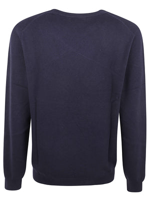 MAGLIONE GIROCOLLO UOMO BASIC - SUN68 K46101 07 NAVY BLUE SUN68