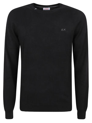MAGLIONE GIROCOLLO UOMO BASIC - SUN68 K46101 11 Nero SUN68