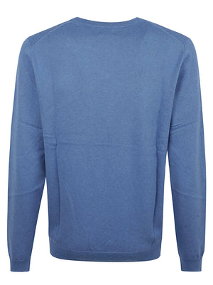 MAGLIONE GIROCOLLO UOMO BASIC - SUN68 K46101 56 Avio SUN68