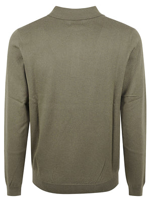POLO UOMO IN MAGLIA BASIC - SUN68 K46105 74 MILITARE SCURO SUN68
