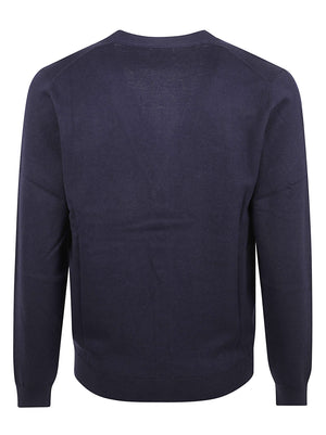 CARDIGAN UOMO BASIC - SUN68<BR/> K46106 07 NAVY BLUE SUN68