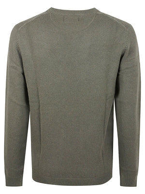 MAGLIONE GIROCOLLO UOMO WARM WOOL - SUN68 K46112 74 MILITARE SCURO SUN68