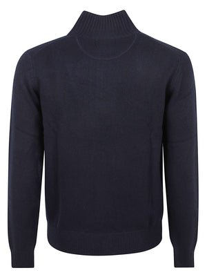 CARDIGAN UOMO TRACKZIP WARM WOO - SUN68 K46114 07 NAVY BLUE SUN68
