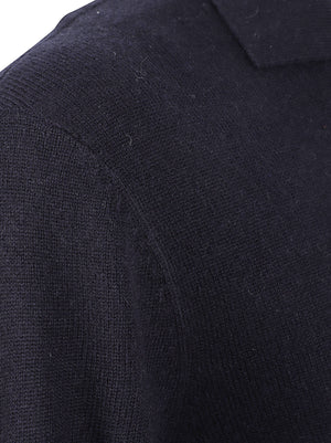 POLO UOMO RIB DETAIL - SUN68 K46120 07 NAVY BLUE SUN68