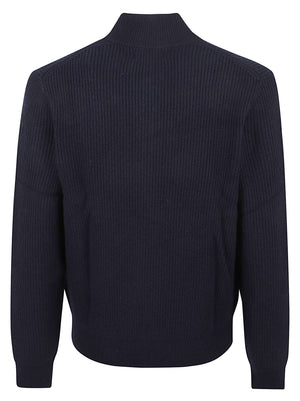 CARDIGAN UOMO ENGLISH RIB - SUN68 K46143 07 NAVY BLUE SUN68