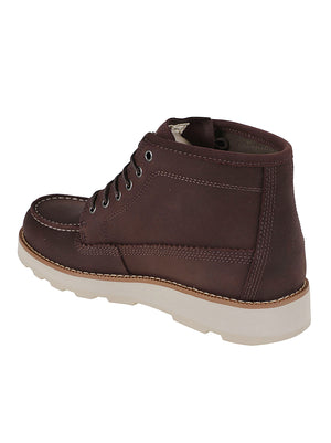 STIVALETTO UOMO BRITTON MILLS MID - TIMBERLAND<BR/> TB0A6CEP EIV1 DARK BROWN SUEDE TIMBERLAND