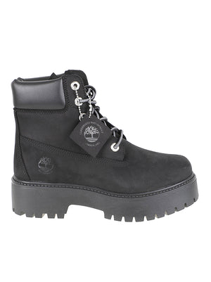 STIVALETTO DONNA STONE STREET 6 INCH - TIMBERLAND <BR/> TB1A5RH5 0151 JET BLACK TIMBERLAND