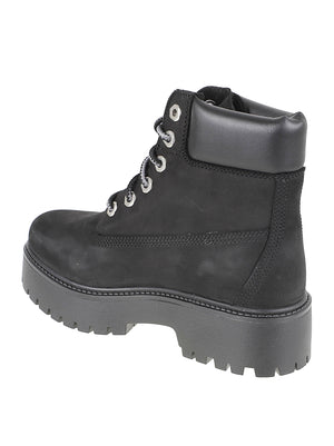 STIVALETTO DONNA STONE STREET 6 INCH - TIMBERLAND <BR/> TB1A5RH5 0151 JET BLACK TIMBERLAND