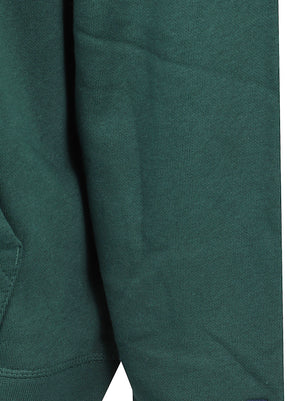 FELPA UOMO CON CAPPUCCIO TOMMY LOGO HOODY - TOMMY HILFIGER<BR/> MW0MW11599 L6K ORNAMENTAL GREEN TOMMY 1 LINEA