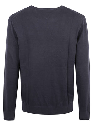 MAGLIONE UOMO GIROCOLLO CORE ESSENTIAL COTTON CREW - TOMMY HILFIGER<BR/> MW0MW14748 DW5 TOMMY 1 LINEA
