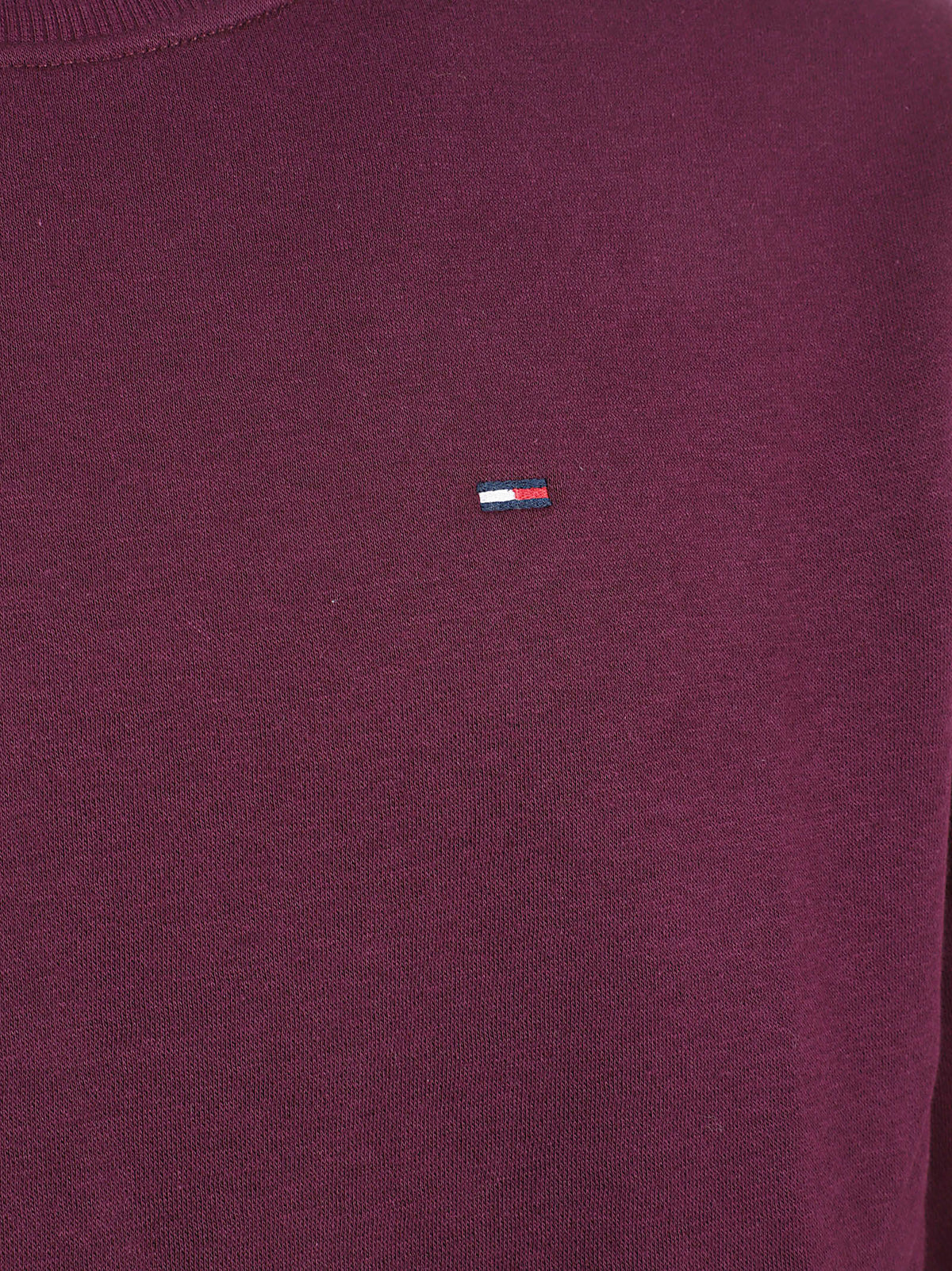 FELPA UOMO GIROCOLLO REG S FLAG - TOMMY JEANS<BR/> DM0DM20741 V11 CALIPSO BERRY TOMMY HILFIGER