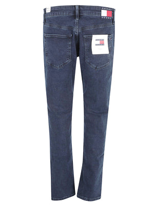 JEANS UOMO SCANTON SLIM - TOMMY JEANS<BR/> DM0DM21213 1BK DENIM BLUE BLACK TOMMY HILFIGER