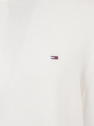 MAGLIONE UOMO SLIM ESS LIGHT 1/4 ZIP - TOMMY JEANS <BR/> DM0DM21654 YBH OFF WHITE TOMMY HILFIGER