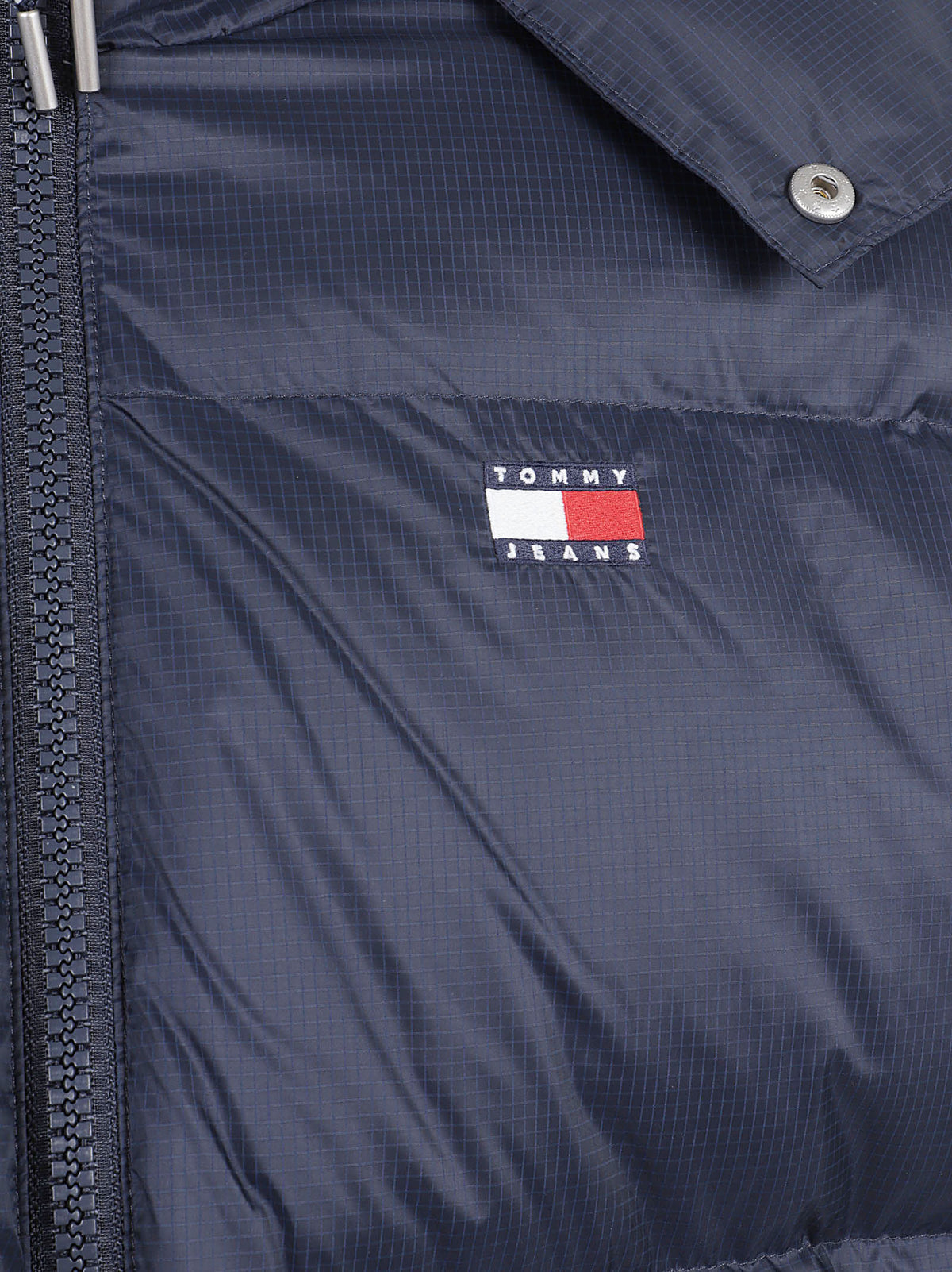 GIACCA UOMO CON CAPPUCCIO ALASKA - TOMMY JEANS DM0DM22036 C1G DARK BLUE TOMMY HILFIGER