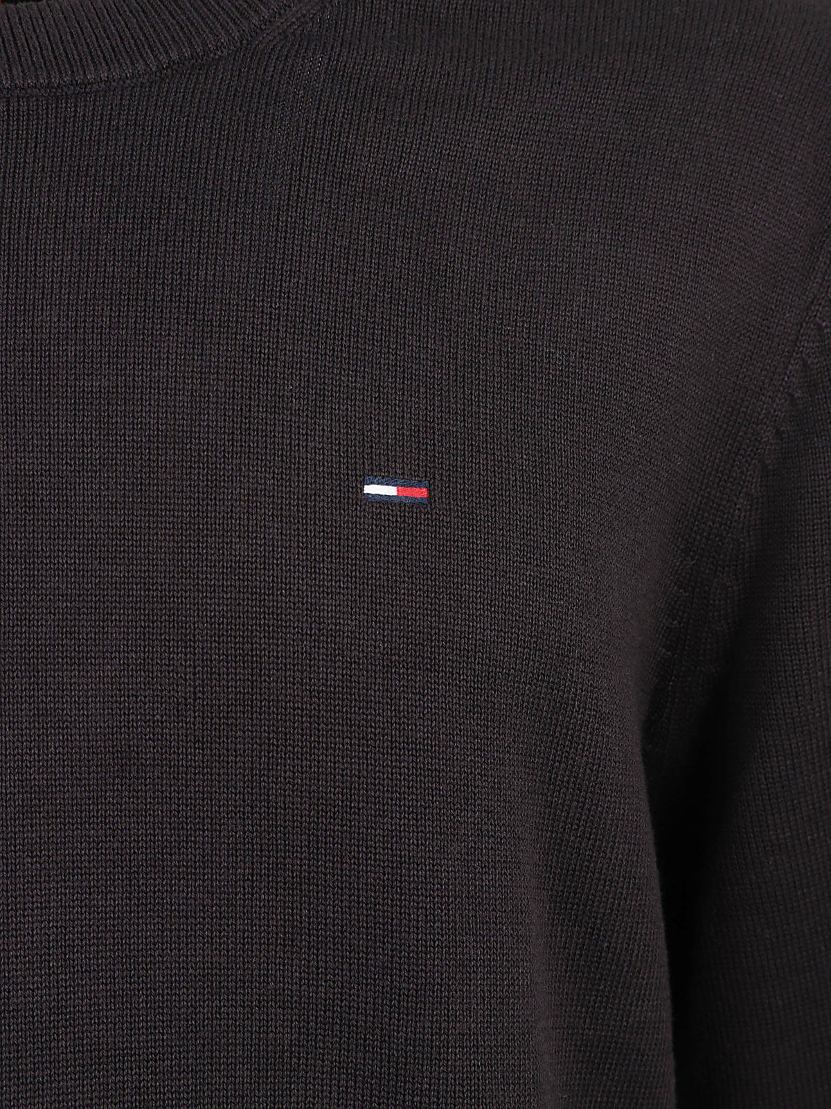 MAGLIONE UOMO GIROCOLLO SLIM ESS LIGHT - TOMMY JEANS <BR/> DM0DM22853 BDS Black TOMMY HILFIGER