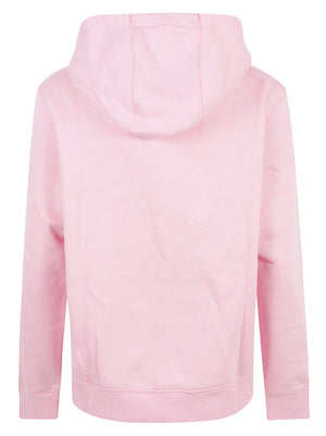 FELPA DONNA CON CAPPUCCIO TJW REG S FLAG - TOMMY JEANS<BR/> DW0DW19958 TPF PINK SUGAR TOMMY HILFIGER