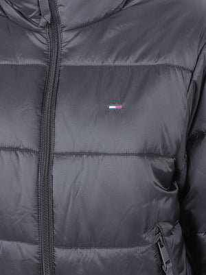 GIACCA DONNA TJW REG PADDED - TOMMY JEANS DW0DW23487 BDS Black TOMMY HILFIGER