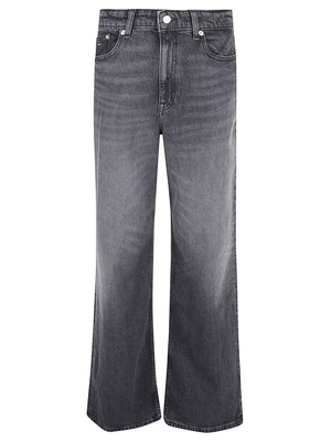 JEANS DONNA CLAIRE HIGH RISE WIDE - TOMMY JEANS DW0DW23499 1BZ DENIM BLACK TOMMY HILFIGER