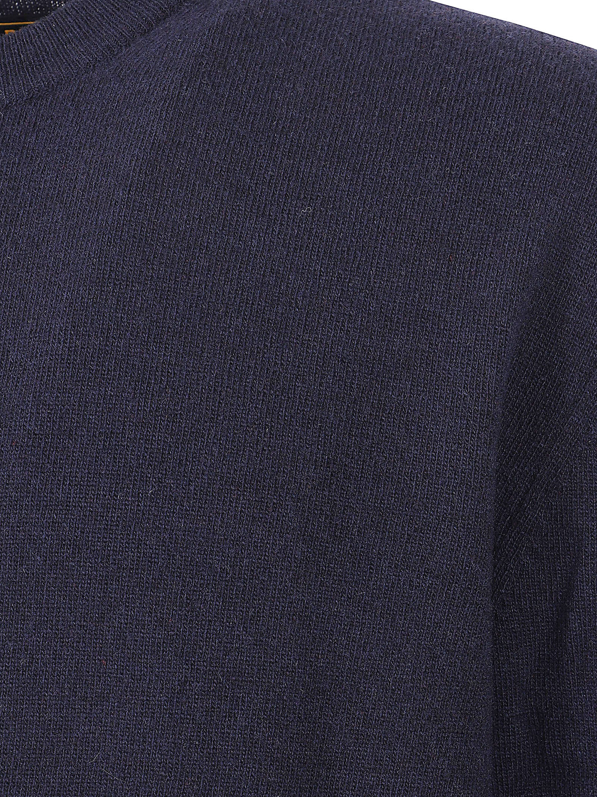 MAGLIONE UOMO GIROCOLLO LAMBSWOOL CREWNECK - WOOLRICH CFWOKN2063MRUF5094 3989 MELTON BLUE WOOLRICH