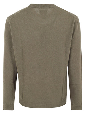 MAGLIONE UOMO GIROCOLLO LAMBSWOOL CREWNECK - WOOLRICH<BR/> CFWOKN2063MRUF5094 6680 Dusty Olive WOOLRICH