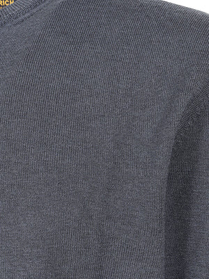 MAGLIONE UOMO GIROCOLLO LAMBSWOOL CREWNECK - WOOLRICH<BR/> CFWOKN2091MRUF5111 3989 MELTON BLUE WOOLRICH