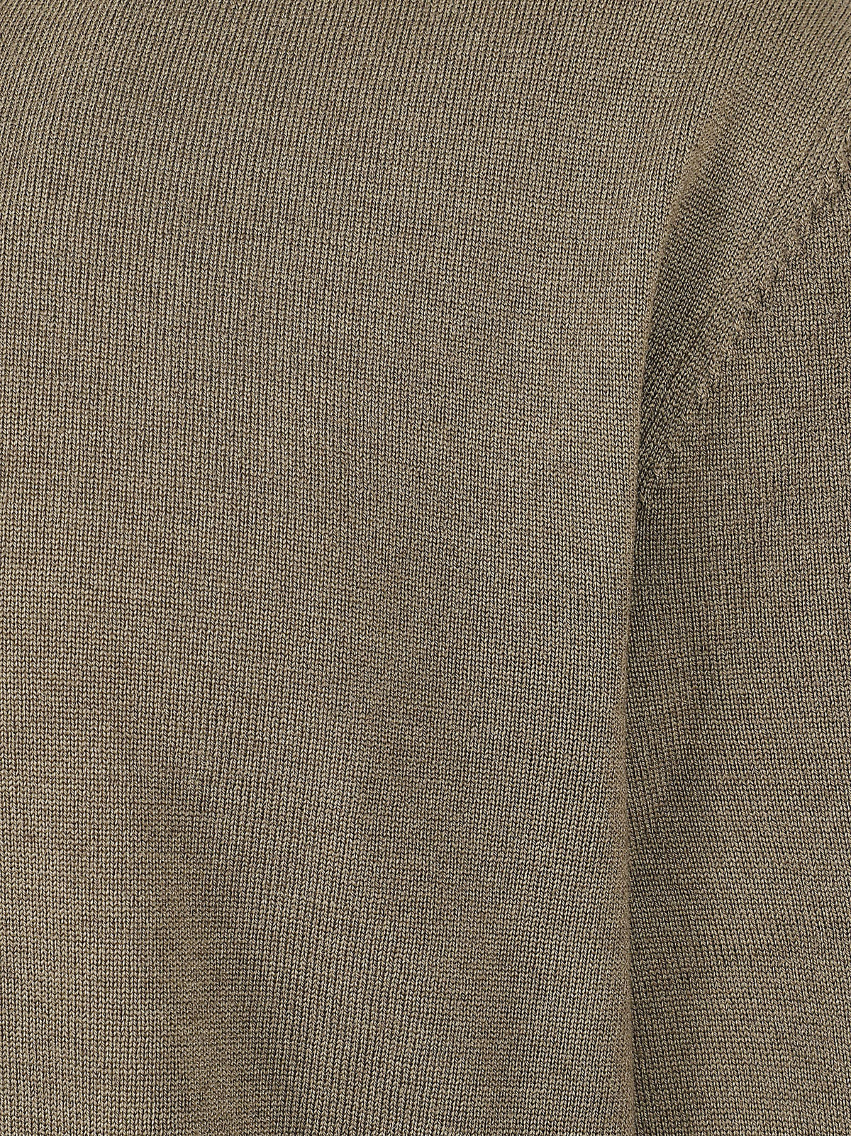 MAGLIONE UOMO GIROCOLLO LAMBSWOOL CREWNECK - WOOLRICH<BR/> CFWOKN2091MRUF5111 614 Dark Green WOOLRICH