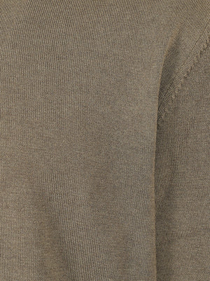 MAGLIONE UOMO GIROCOLLO LAMBSWOOL CREWNECK - WOOLRICH<BR/> CFWOKN2091MRUF5111 614 Dark Green WOOLRICH
