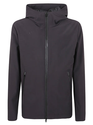 GIACCA UOMO CON CAPPUCCIO SOFT SHELL PACIFIC - WOOLRICH <BR/> CFWOOU1047MBUT3496 100 Black WOOLRICH