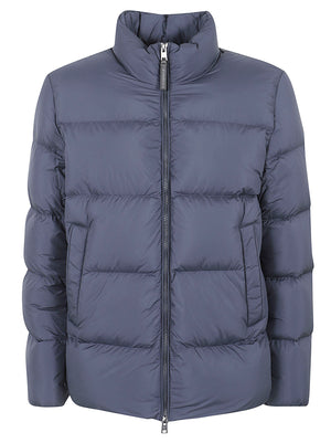 GIACCA UOMO PIUMINO CLOUDE EAGLE - WOOLRICH CFWOOU2086MBUT2635 3989 MELTON BLUE WOOLRICH