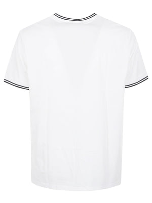 Maglia uomo manica corta FPM1588V 100 White FRED PERRY