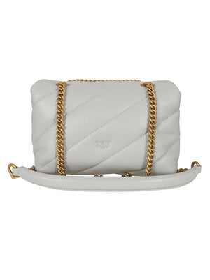 Borsa donna 100039 A0F2K32Q GRIGIO PERLA-ANTIQUE GOLD PINKO