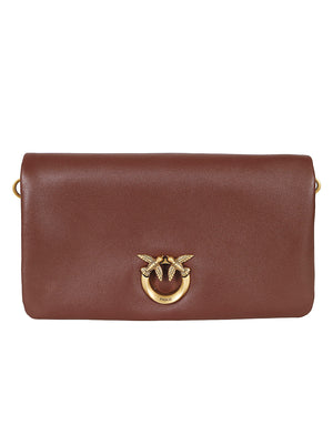 Borsa donna 106023 A0QOR49Q BURGUNDY WINE-ANTIQUE GOLD PINKO