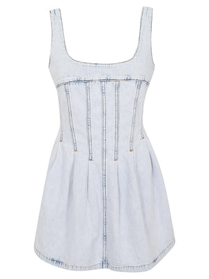 Abito donna DW0DW22990 1AB DENIM LIGHT TOMMY HILFIGER