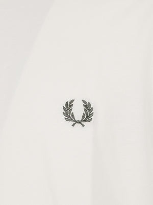 Maglia uomo a maniche corte FPM3519 91B Ecru FRED PERRY