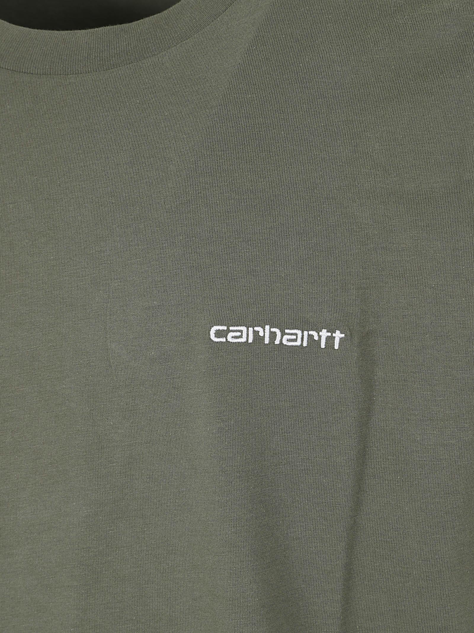 MAGLIETTA UOMO MANICA CORTA<BR/> I030435 LEAF-WHITE CARHARTT
