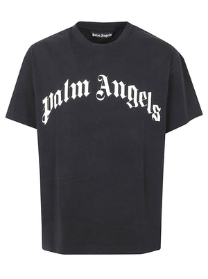 Maglietta uomo manica corta PMAA109S26JER00G 1003 BLACK-OFF WHITE PALM ANGELS