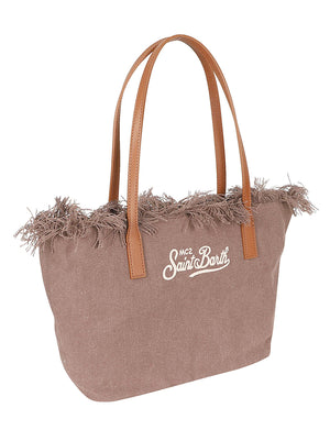 Borsa donna CITY BAG MID FRINGE 01742L CANVAS 18 EMB MC 2