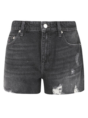 Pantaloncino donna<BR/> DW0DW22687 1BZ DENIM BLACK TOMMY HILFIGER