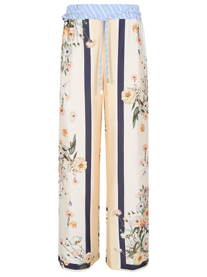 Pantalone donna WA6358T2555 P9546 BLU STR LIU.JO